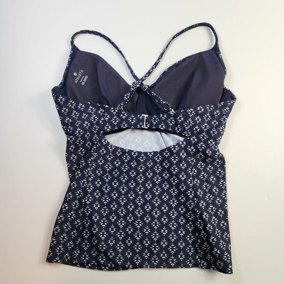 Athleta Taza Kaimana Tankini TOP Size 38D/DD Swim - Picture 7 of 11